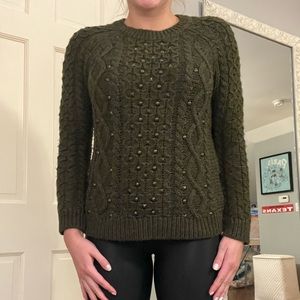 American eagle outfitters army green sweater. Size small.